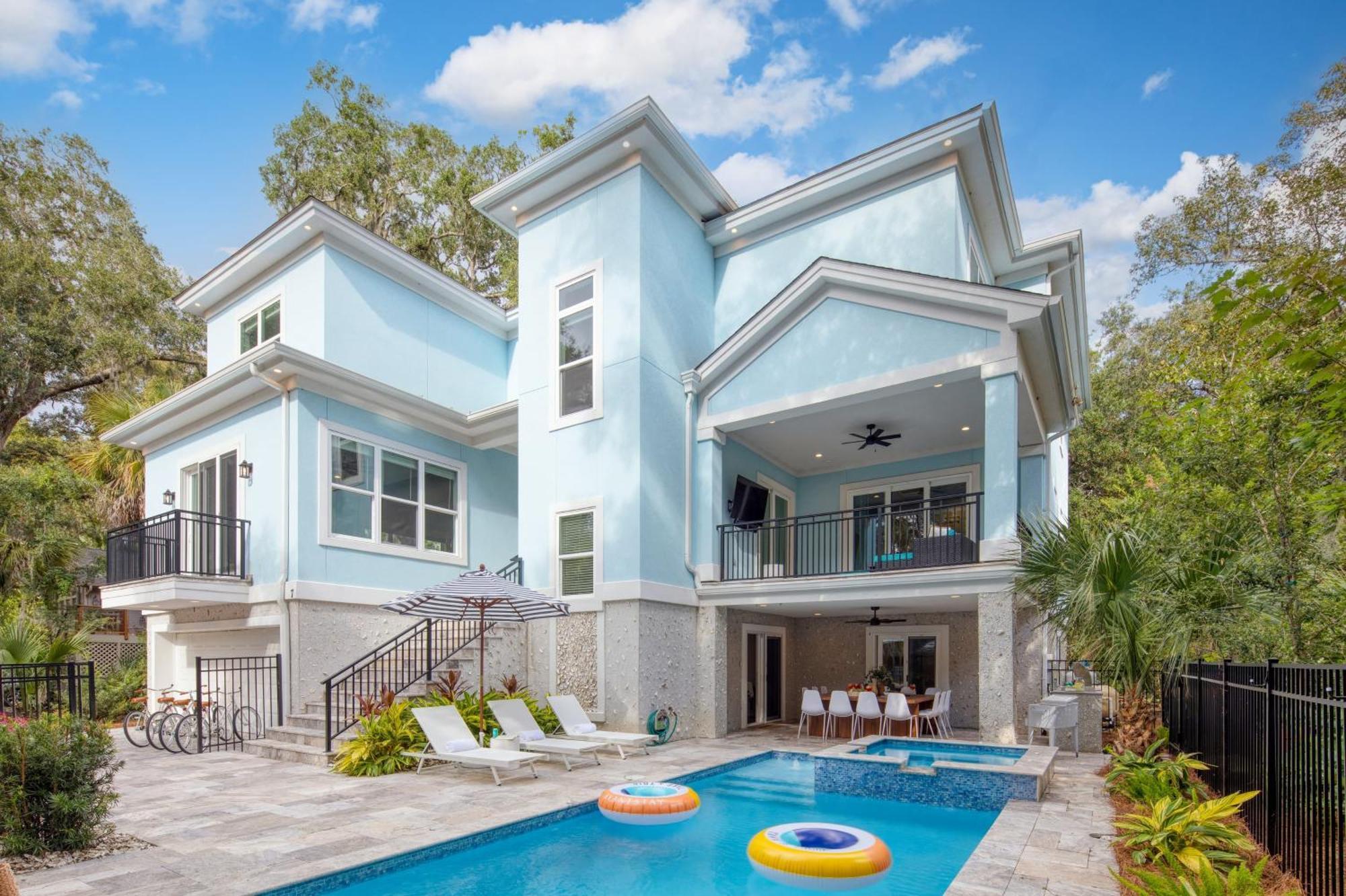 Dory By Avantstay Walk To The Beach Luxe Home Hilton Head Island Exteriör bild